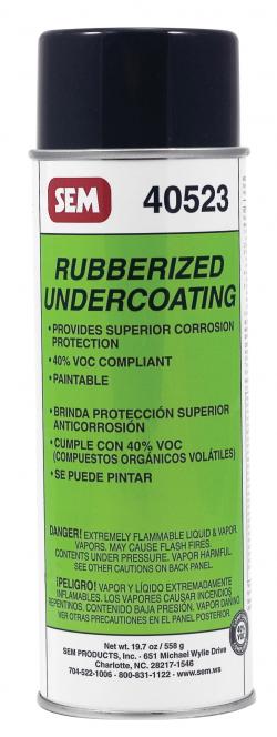 SEM Products SE40523 Low Voc Rubberized Undercoating 24 oz