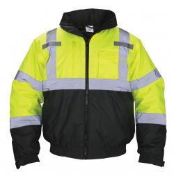 Hi-Visibility Bomber Jacket - Yellow - Medium - Class 3 - Waterproof