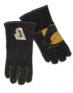 B-SA Foam Lined Welding Glove - Black - Large
