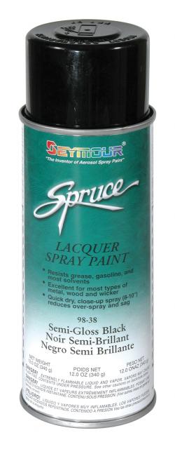 TM98-38 Semi-Gloss Black Lacquer - 16 oz