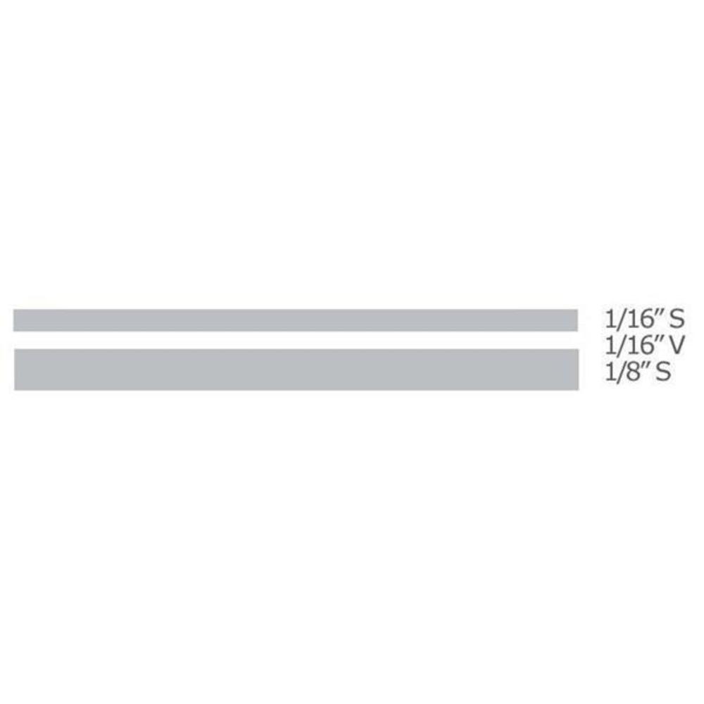 TPT0310 0.25 x 36 Multistripe Silver