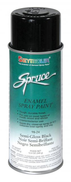 TM98-24 Satin Black Enamel - 12 oz
