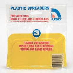 U S CHemical & Plastics US36044 Spreaders - Yellow - 4 in.