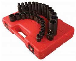 29 Piece 0.38 in. Drive 12 Point Metric IMPact Socket Set