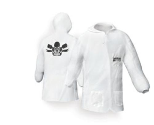 Clean Reusable Hooded Lab Coat, Medium