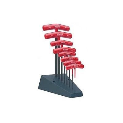 BH13389 2-10 mm T- Handle Sae Hex Key Set - 8 Piece