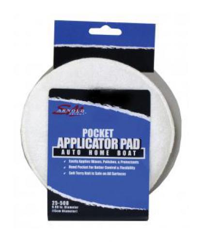AR25-508 6 Terry Knit Pocket Wax Applicator
