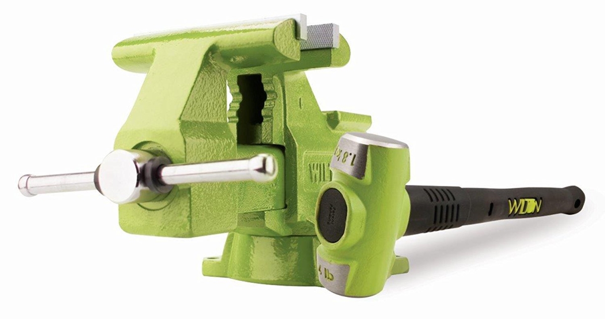 Ultility Bench Vise 6.5 with a 4 lb Sledge Hammer