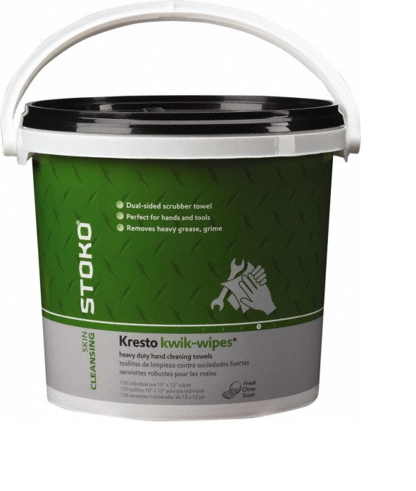 SNKKW130W Kresto Kwik Wipes 130  Per Bucket