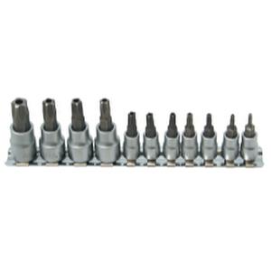 CTA CTA9680 Tamper-Proof Torx Plus Bits 5 Point Socket Set - 11 Piece
