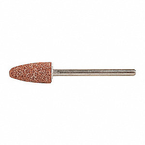 Medium Vitrified Mounted Point - 60 Grit - 0.38 x 0.75 in. - Lightweight Design