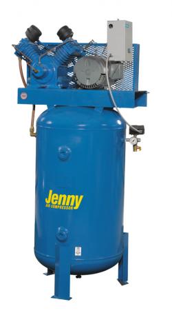 80 gal Electric Stationary Air Compressor, 5 HP Two-Stage Vertical -  PINPOINT, PI1374007
