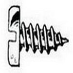 Sheet Metal Screw, #6 x 3/8 in, Zinc Yellow Pan Head Slotted Drive