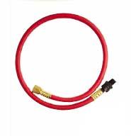 Milton MI681-1 2 ft. 0.5 x 0.5 in. Npt Non-Swivel End Snubber Hose