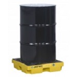 Justrite JT28652 1 Drum Accumulation Center, Yellow