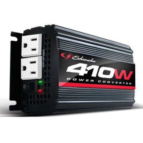 Picture of Schumacher Electric SCHXI-41B 410W Power Inverter with Battery Clamps