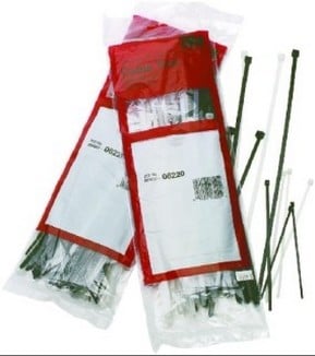 59324 Assorted Sizes of Cable Ties - Case of 1000
