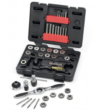 GWR3886 Metric Ratcheting Tap & Die Set - 40 Piece