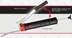 Milton S3100 Lever Grease Gun Heavy Duty, 10000 PSI