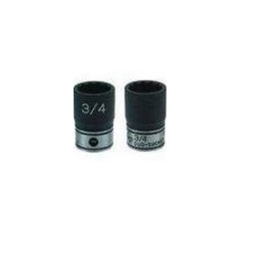 Grey Pneumatic 1/4" Drive X 1/2" Deep Duo 6 Point Impact Socket (89016D)