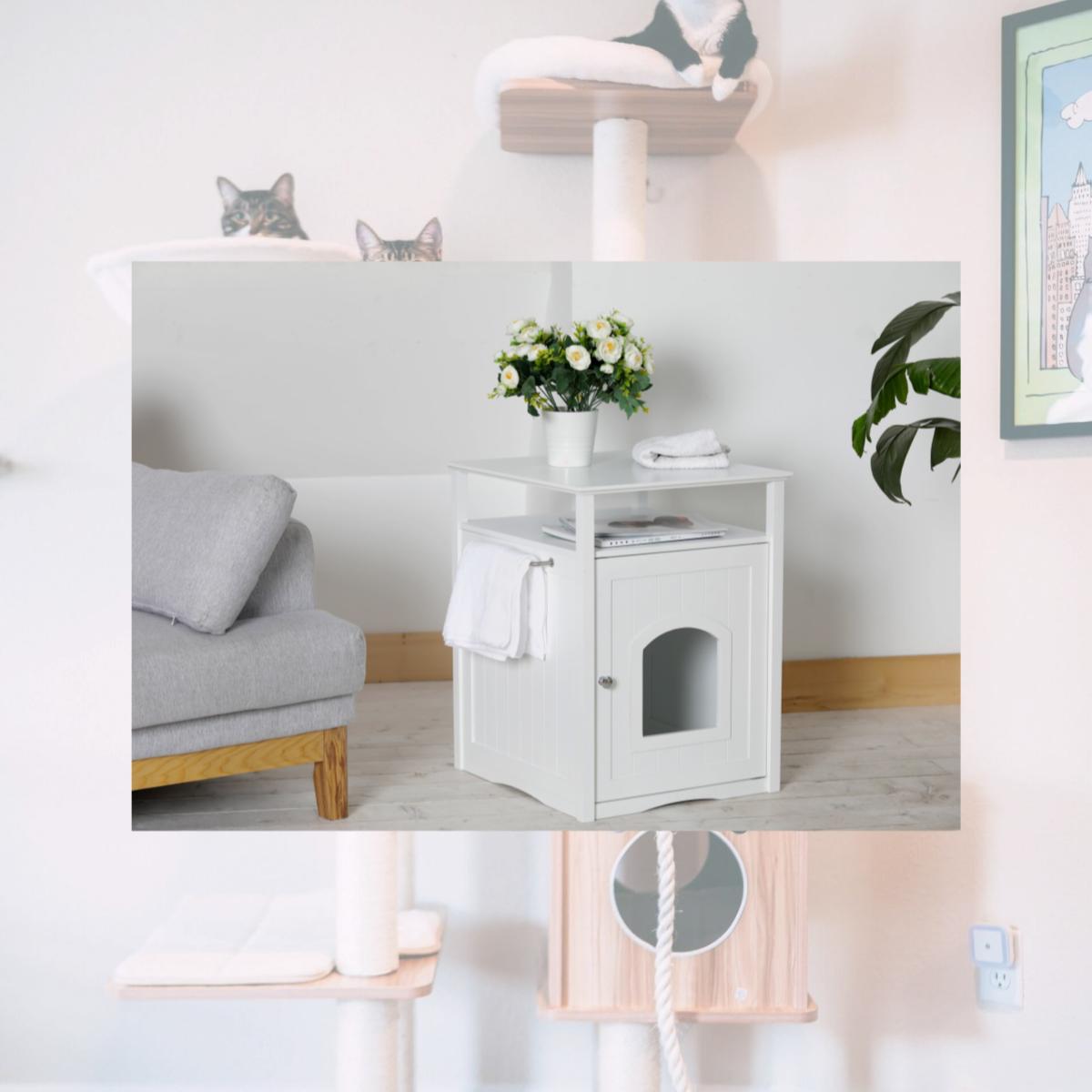 Picture of Merry MPS006 Cat Washr00m/Nightstand Pet House