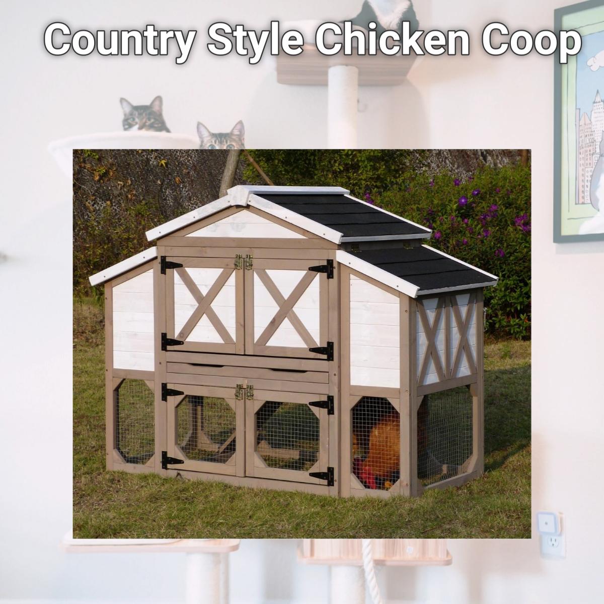 Picture of Merry Products PTH0520010702 Country Style Chicken Coop