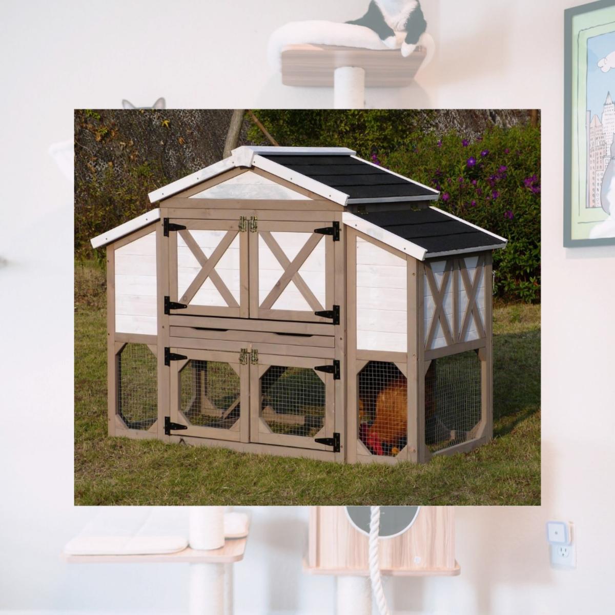 Picture of Merry Products PTH0520010702 Country Style Chicken Coop