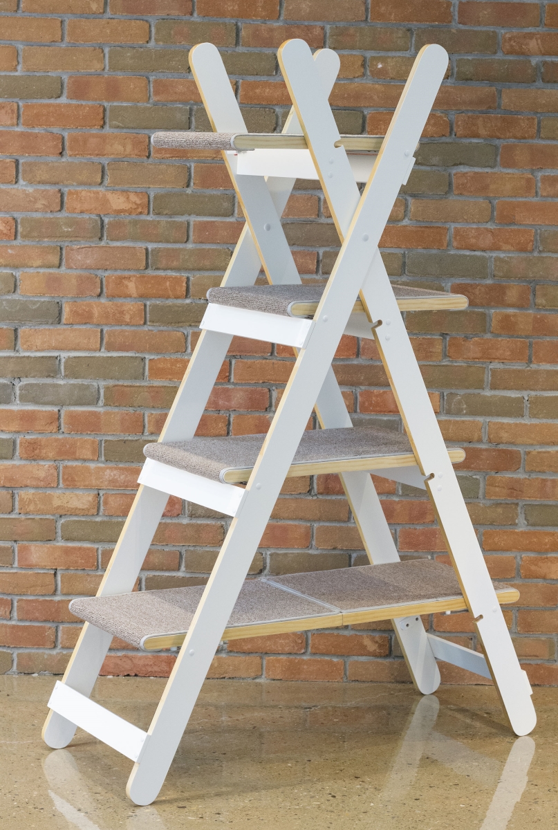 Picture of Zoovilla TOY0091720110 Modern Folding Cat Tree, White