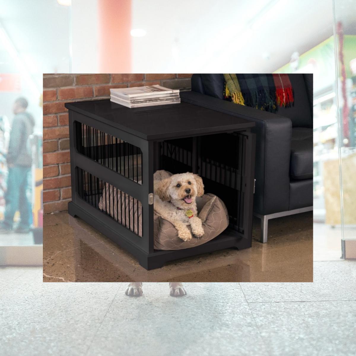 Picture of Zoovilla PTH0651721710 Slide Aside Crate & End Table, Black - Medium