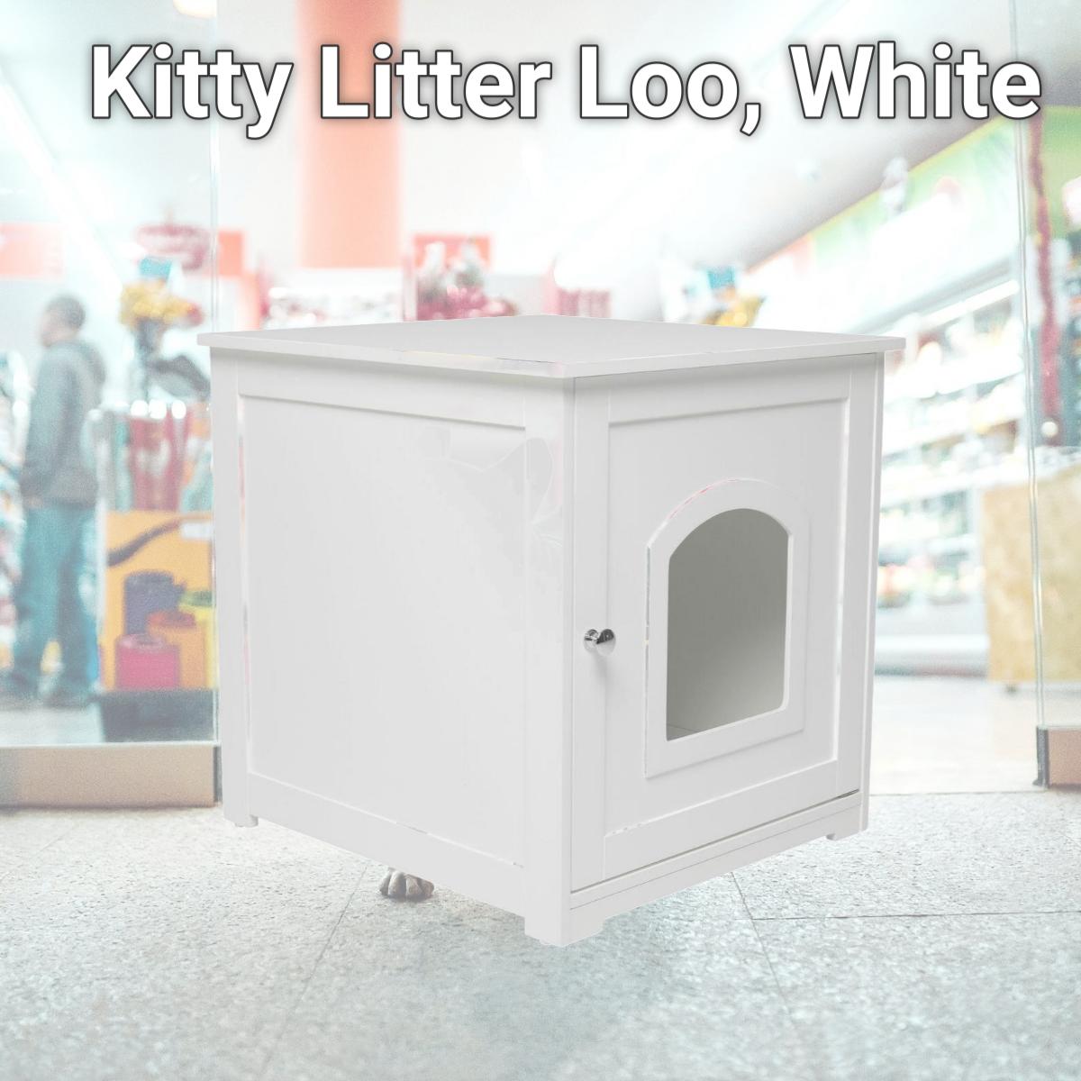 Picture of Zoovilla PTH0831720110 Kitty Litter Loo, White
