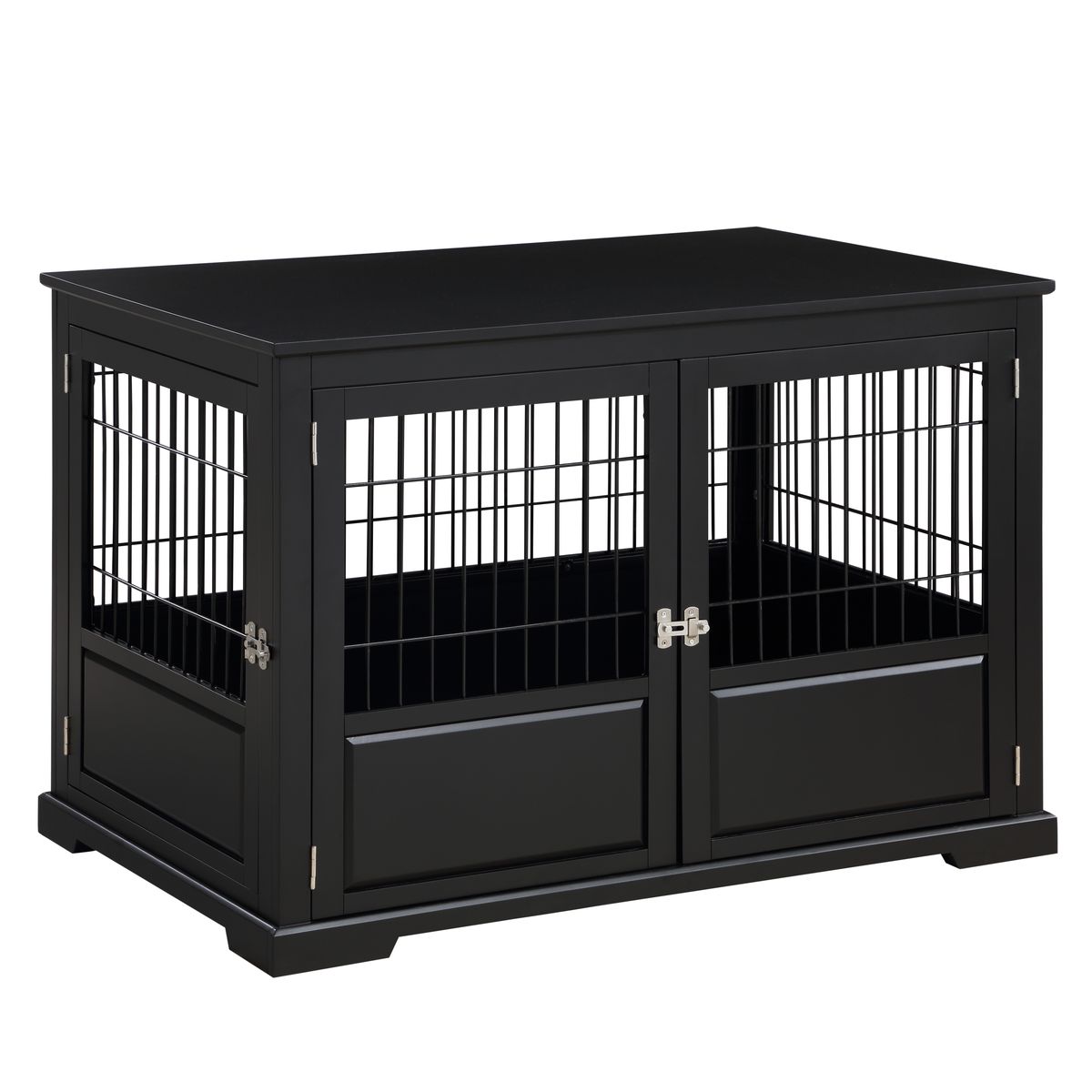 Picture of Zoovilla PTH1082021700 Fairview Triple Door Crate, Black - Large
