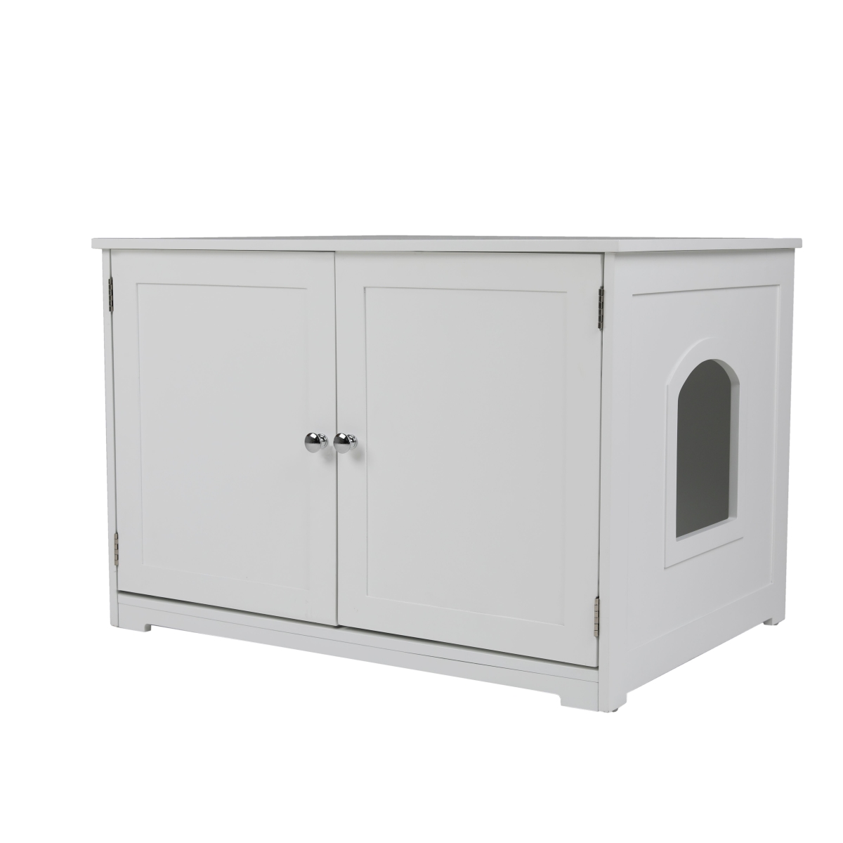 Picture of Zoovilla PTH1051720100 Kitty Litter Loo Bench, White