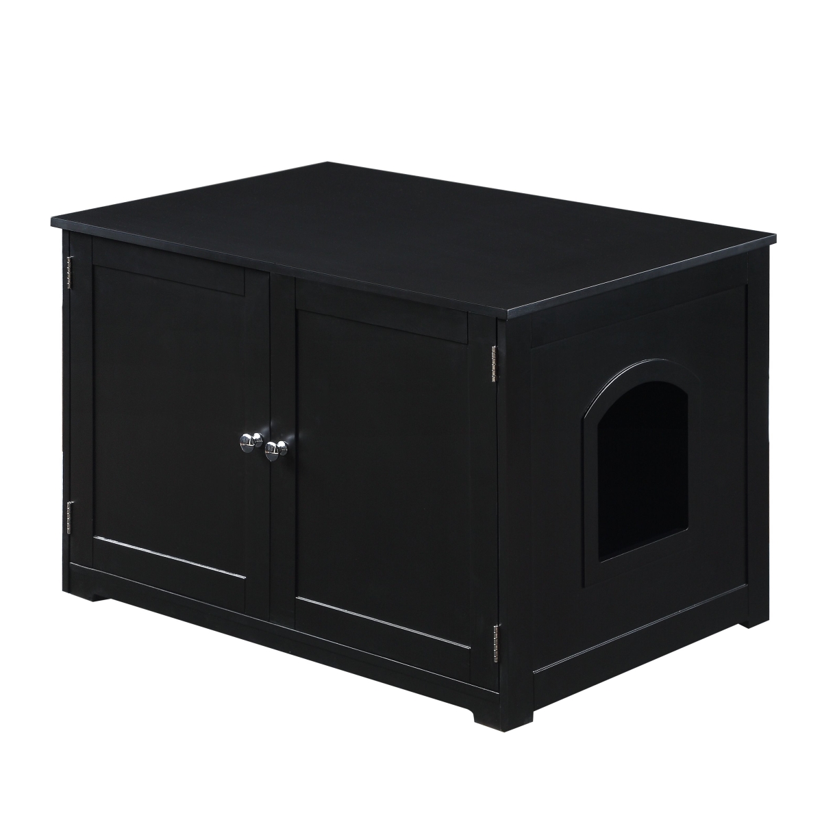 Picture of Zoovilla PTH1061721700 Kitty Litter Loo Bench, Black