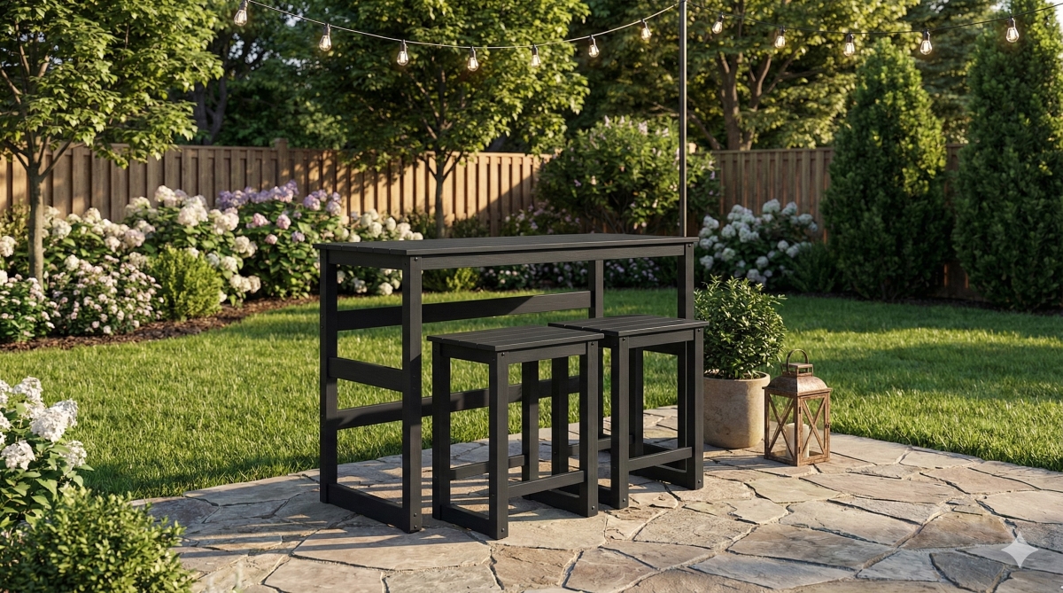 TBC0481111913 HDPE Cottage Bar Set (3pc)
