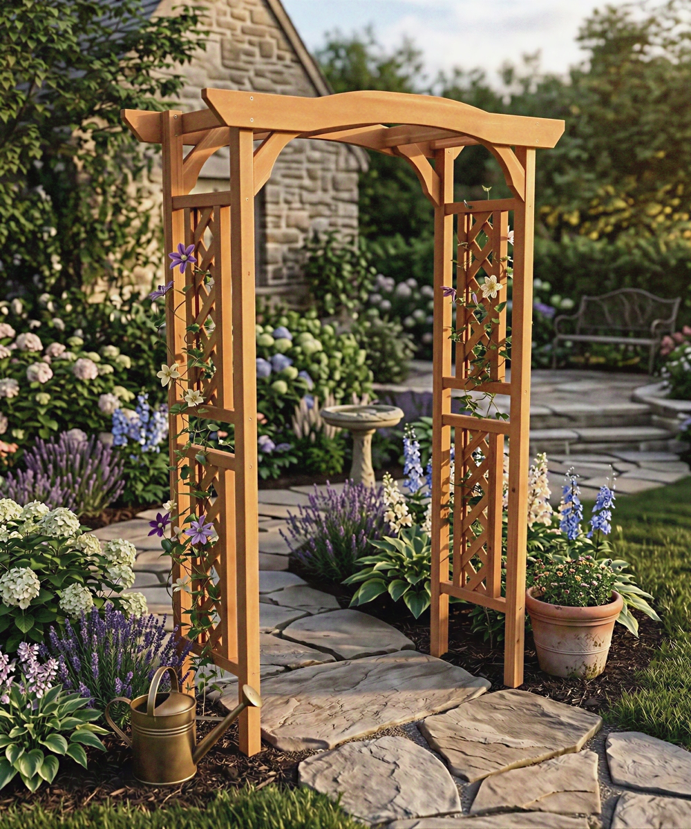 ARB0290221910 Enchanted Richmond Arbor 81'H
