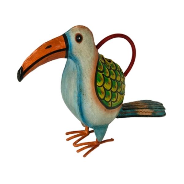 Metal Torrie the Toucan Water Can, Multi Color