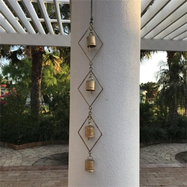 4.25 x 30 in. Rain Drop Bell Wind Chime