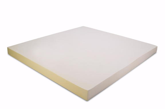 Twin XL 2 Inch Thick 3 Pound Density Visco Elastic Memory Foam Mattress Pad Bed Topper Made in the USA