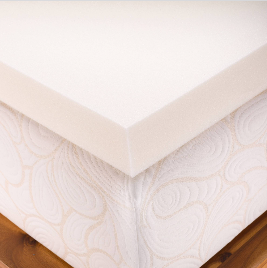 Picture of Memory Foam Solutions UBSPUFX3305 Twin XL Size 5 Inch Thick  Firm Conventional Polyurethane Foam Mattress Pad Bed Topper Made in the USA