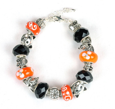 Happy Halloween Charm Bracelet