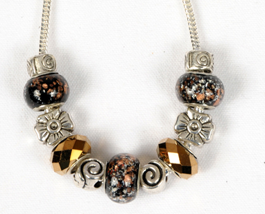 Bronze Beauty Beaded Necklace