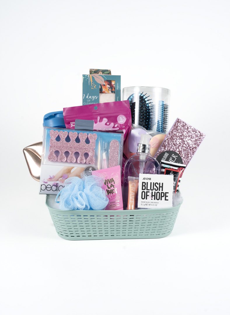 Women's Spa Basket by OhioBasketChic