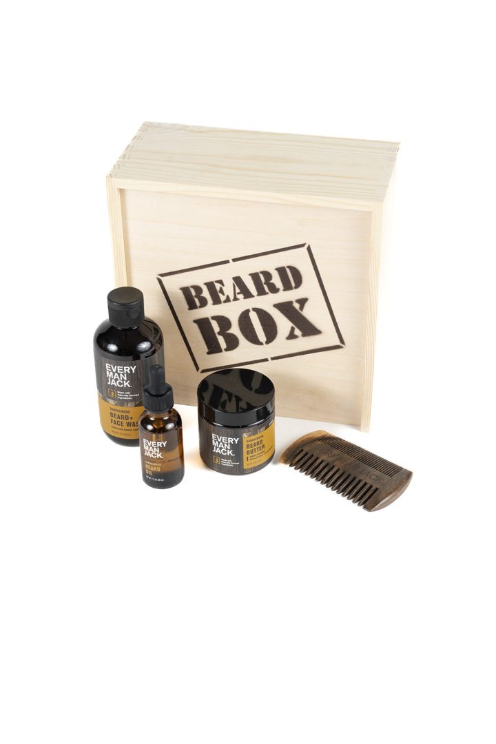 Men's Beard Box with Beard Grooming Kit by OhioBasketChic