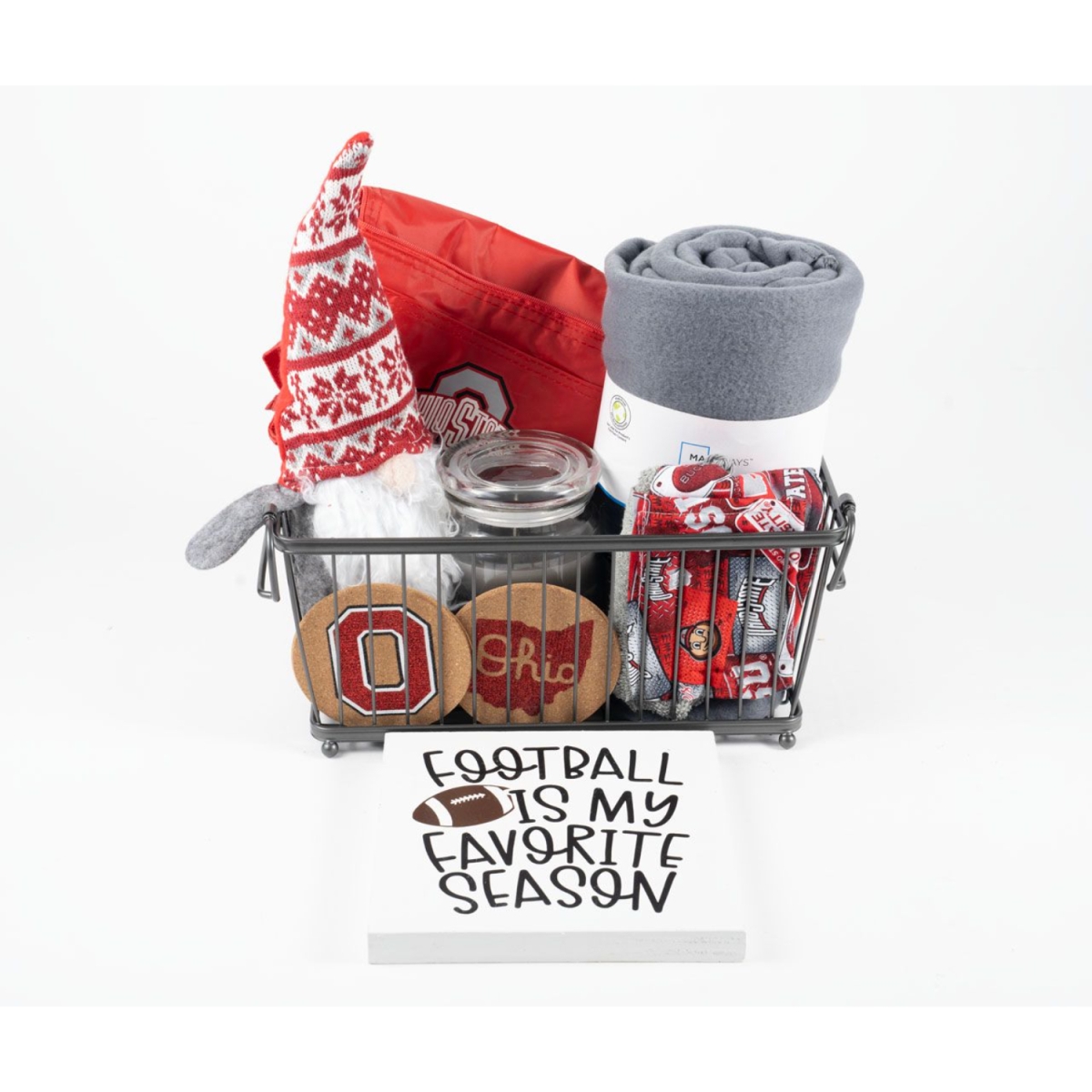 Ohio State Buckeye Gift Basket - Medium