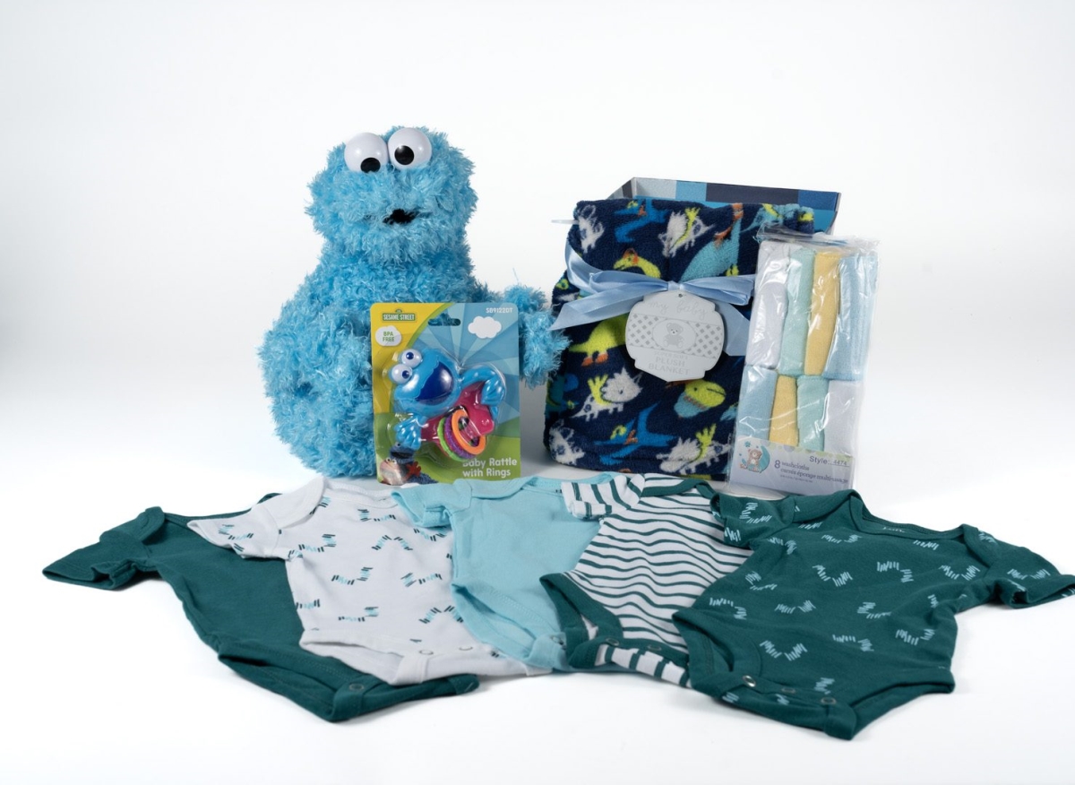 Picture of Baby Boy Gift Basket By OhioBasketChic - Delight Expectant Parents with this Thoughtful gift