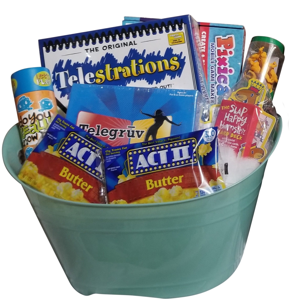 Family Game Night Gift Basket by