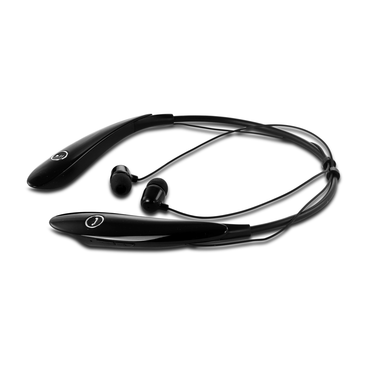 Picture of Befree Sound BHBT-7X-BLK Bluetooth Wireless Active Sports Earbud Headphones with Microphone - Black