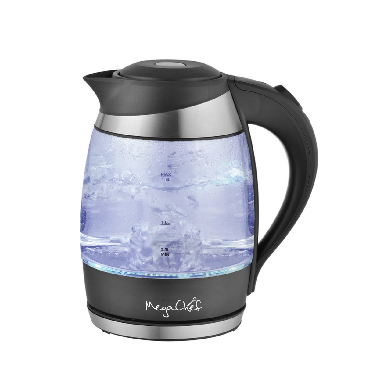 Picture of Megachef MGKTL-1757 1.8 Litre Glass & Stainless Steel Electric Tea Kettle