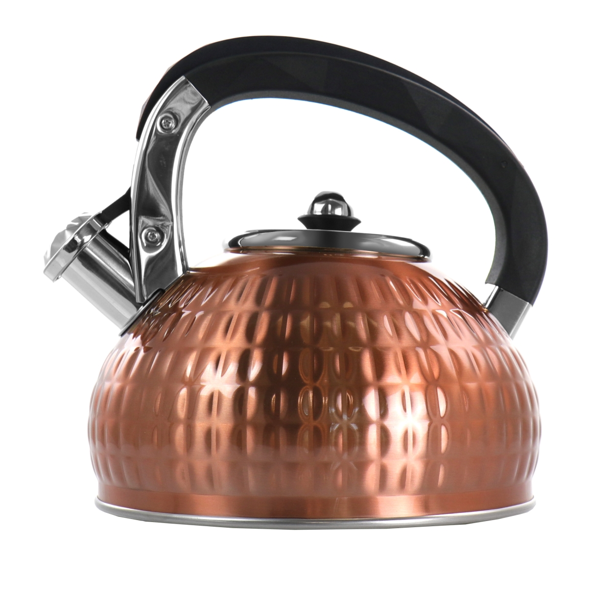 Picture of Megachef MGKTL-1052 3 Liter Stovetop Whistling Kettle&#44; Copper