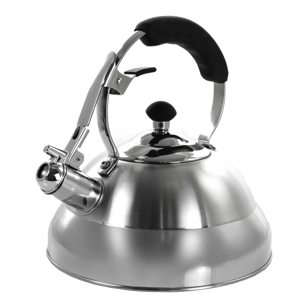 Picture of Megachef MGKTL-1070 2.7 Liter Stovetop Whistling Kettle&#44; Brushed Silver